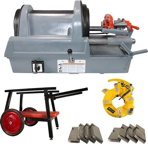 Reconditioned Ridgid 1822 I Automatic Chucking Pipe Threading Machine With Steel Dragon Tools