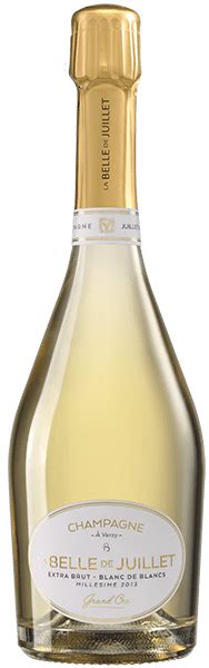 La Belle De Juillet Extra Brut Blanc De Blancs 2013 Champagne Juillet