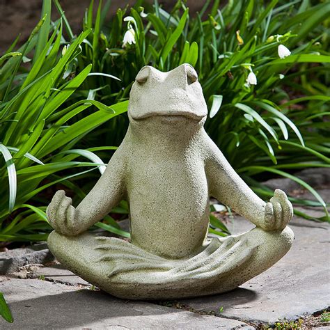 Meditating Frog Statue Frontgate