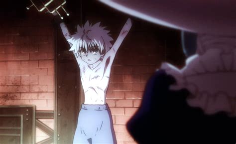 Killua Watched By Mother Hunter Anime Hunter X Hunter Killua Zoldyck