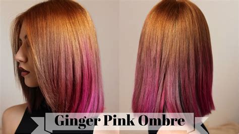 How To Ginger Roots And Pink Ends Full Hair Colour