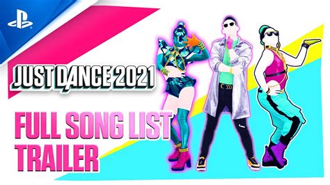 Just Dance 2021 Full Songlist Trailer Ps4 Youtube