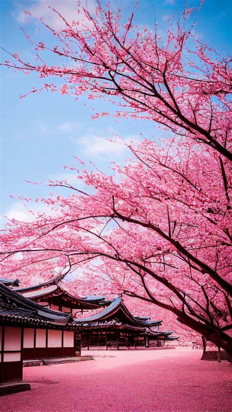 Cherry Blossom Sakura Trees Iphone Wallpaper Hd Iphone Wallpapers