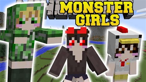 Minecraft Monster Girls Mod A World Of Girls Mod Showcase Youtube