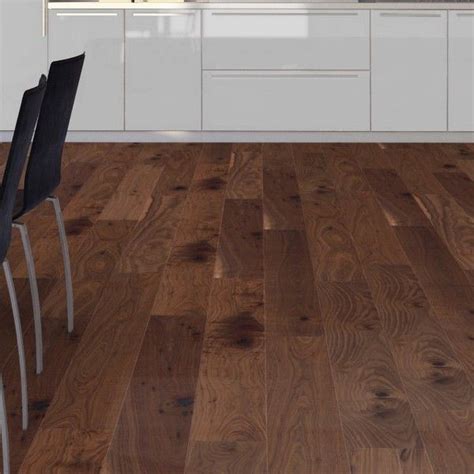Walnut Lacquered Engineered Wood Flooring 190mm X 204mm X 1860mm