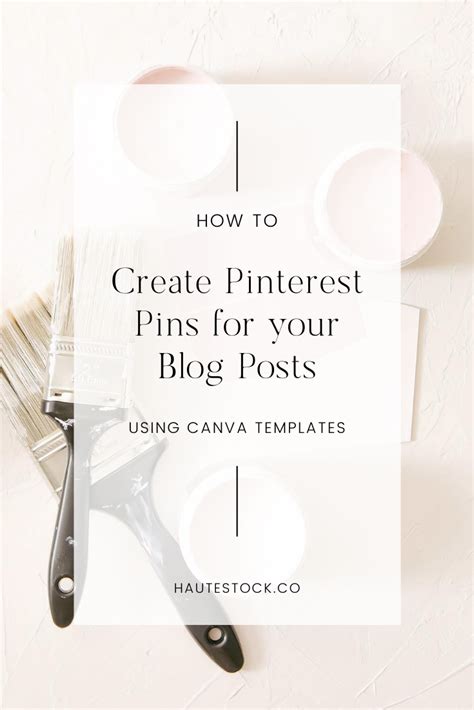 Paper Stationery Canva Templates Blog Post Template Pinterest Templates
