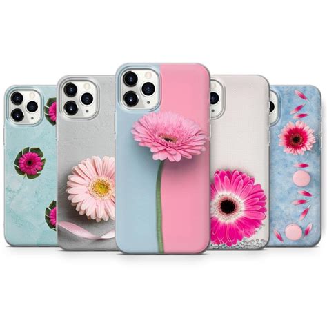 Gerbera Daisy Flower Phone Case Designed For Iphone 7 8 X Xs Etsy