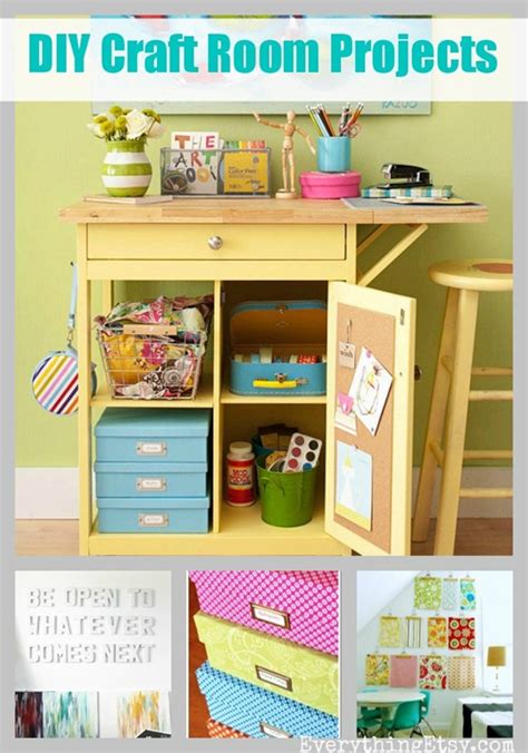 Instead of standard bookends, sew sandbags from fun, colorful fabric to corral your books, files, and folders. 7 Simple DIY Projects for Your Craft Room