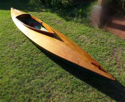 Vintage Wood Kayak ~ Building Houdini Sailboat