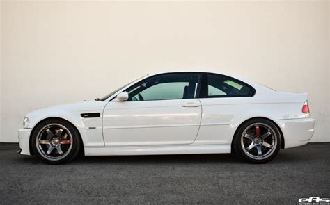 Mineral white metallic, black extended merino leather, competition package, executive package, m competition package, active blind spot detection, apple carplay compatibility, wireless charging. BMW M3 Coupe Alpine White by EAS on VOLK Racing Wheels (TE37) в кузове E46 2018 года выпуска ...