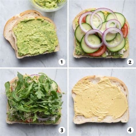 Vegetarian Avocado Sandwich Veggie Loaded Feelgoodfoodie