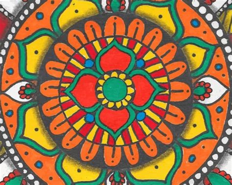 The Art Of Mandala Colorful Paint By Numbers Canvas Paint By Numbers