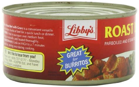Libby Roast Beef With Gravy 12 Ounce Cans Pack Of 8 Food Beverages