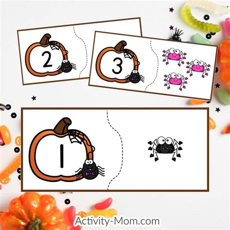 Halloween Counting Activity Free Preschool Printables
