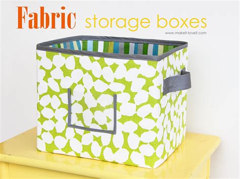 How To Make Your Own Fabric Storage Boxes For Under The Couch