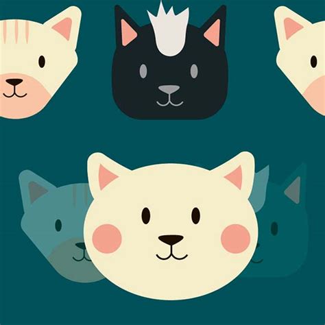 Download Cartoon Polar Bear Face Royalty Free Vector - WowPatterns