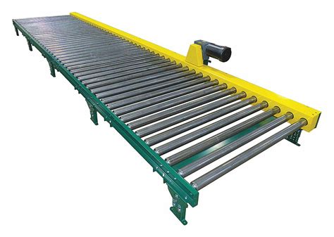 51 In Between Frame Wd 10 Ft Overall Lg Powered Roller Conveyor