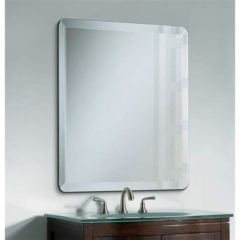 No bathroom would be complete without bathroom wall mirrors from classymirrors.com. Square Frameless 30" Wide Beveled Mirror - #P1424 | Lamps Plus