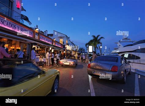 Luxury Cars Restaurants Near Harbour Puerto Banus Marbella