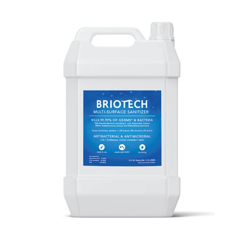 Briotech Disinfectant Cleaner Gallon Case In Gallon Jugs Wheelio Products