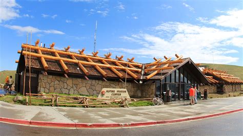 The alpine visitor's center includes restrooms, a restaurant and an information and gift shop. Alpine Visitor Center