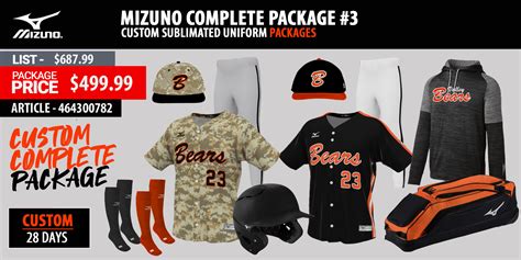 Youth Sublimated Baseball Uniforms Team Packages Create Your Own