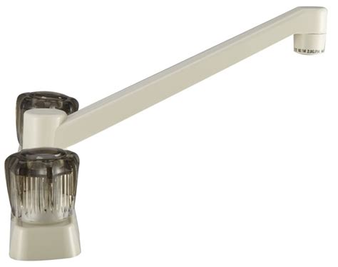 Accent your décor with our selection of kitchen faucets from the best brands, available in a variety of styles and finishes. DF-PK600S-BQ Bisque Non-Metallic Kitchen Dura Faucet W ...