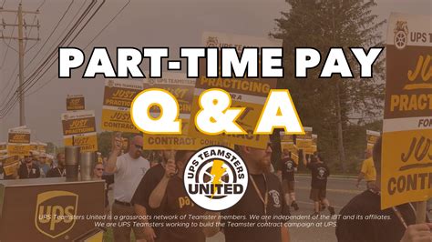 UPS Part-time Pay Q&A