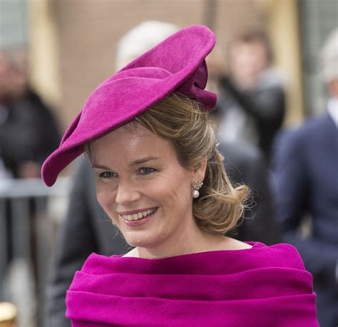 Queen Mathilde in Belgian Royals Visit the Netherlands - Zimbio