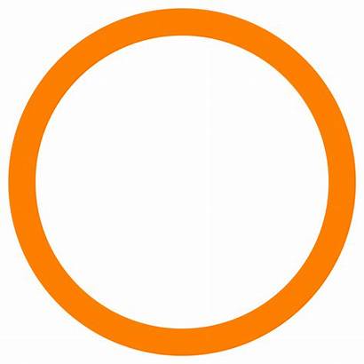 Svg Circle Orange Clipart Hollow Transparent Wikimedia