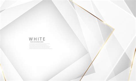 Abstract White Gold Background Poster With Dynamic Design 2528320