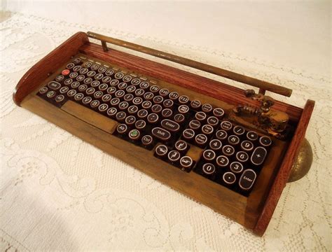 Antique Looking Computer Keyboard Mouse With By Woodguy32 On Etsy 349
