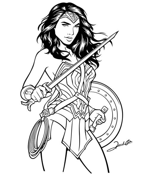 Wonder Woman Printable