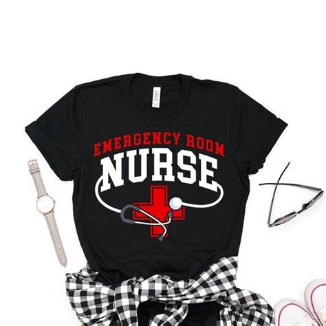 Emergency Room Nurse Nursing Student Er Nurse Rn Shirt Etsy Funny