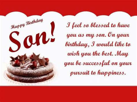 This best of the birthday quotes of the collection contains six sections: Religious Birthday Quotes for Son from Parents