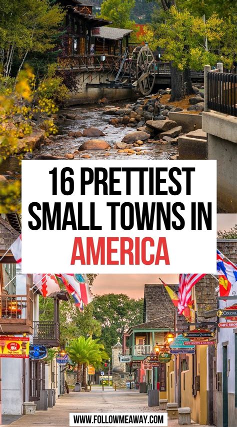 16 Cutest Small Towns In America Travel Usa America Travel North