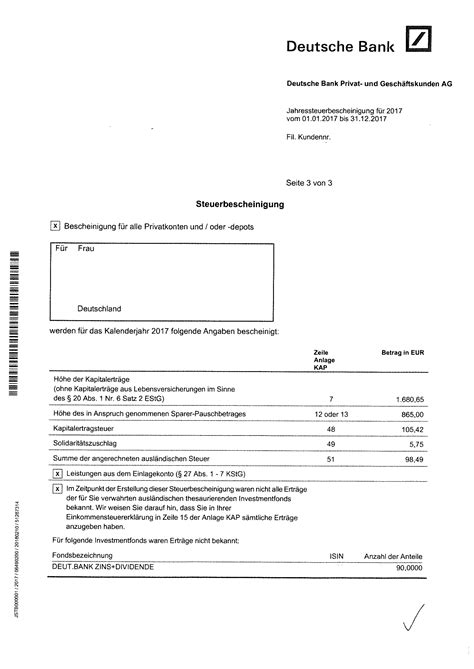 Unterschied zwischen bank steuerbescheinigung und jahressteuerbescheinigung. Einkommensteuer Belege - Steuerkanzlei Beier & Niedan in ...