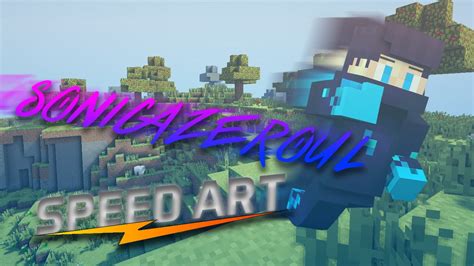 Speed Art First Minecraft Thumbnail Youtube