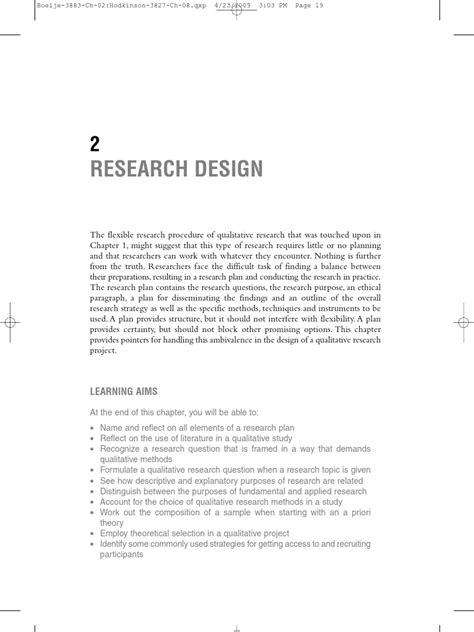 In the context of the scientific method, this description is somewhat correct. Chapter 2 | Qualitative Research | Theory