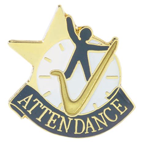 Attendance Pins Attendance Recognition Pins Student Recognition