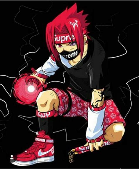 Sasuke X Supreme Naruto Pinterest Sasuke Supreme And Supreme Wallpaper