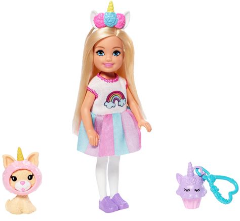 Barbie Club Chelsea Dress Up Doll In Unicorn Costume 6 Inch Walmart