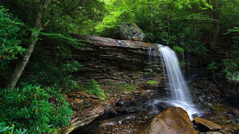 Waterfalls In Blackwater Canyon West Virginia Rocks Cascade River