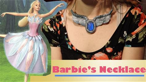 Making Barbies Necklace Swan Lake Youtube