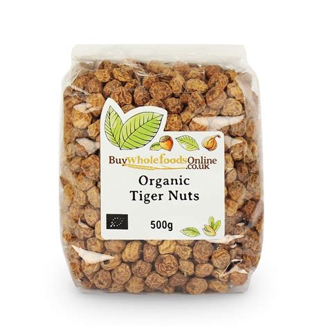 Organic Tiger Nuts 500g Healthy Nuts And Seeds Light Snacks Healthy