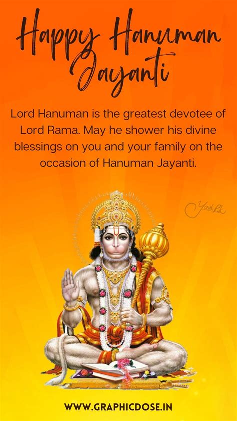 Hanuman Jayanti Wishes Quotes Status Images Graphic Dose