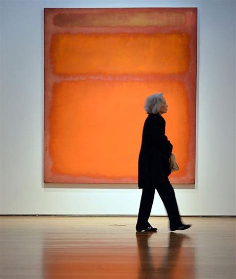 The Oil Painting Orange Red Yellow By Mark Rothko Sold For