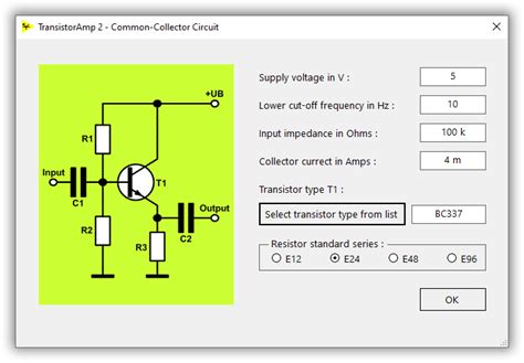 How To Design A Transistor Amp In Common Collector Configuration With