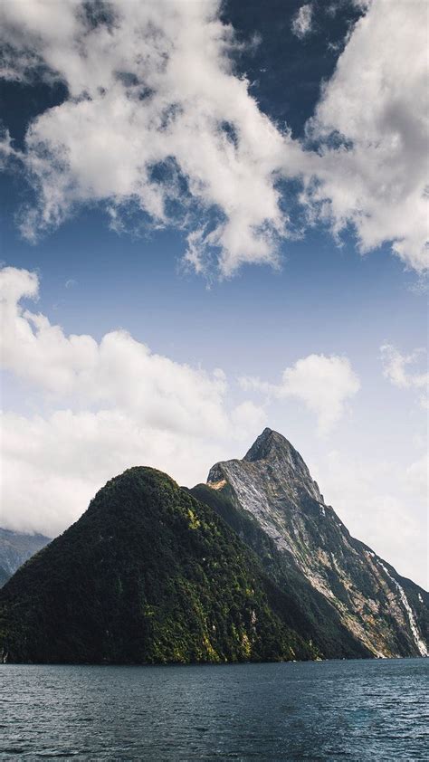 Download Free Image Of Mountain Mobile Wallpaper Background Mitre Peak
