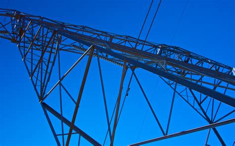 Steel Girders Of Electrical Tower Free Stock Photo Public Domain Pictures